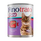 Ração Úmida Finotrato patê gatos sabor carne 280g