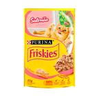 Ração Úmida Friskies Sachê para Gatos Adultos Sabor Salmão ao Molho 85g