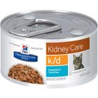 Ração Úmida Hill's Prescription Diet k/d Cuidado Renal para Gatos Sabor Vegetais e Atum 82g