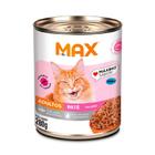 Ração Úmida Max Gatos Adultos Patê Salmão 280G