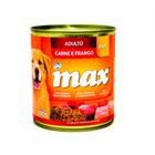 Ração Úmida Max Lata para Cães Patê de Carne e Frango 280g