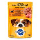 Ração Úmida para Cachorro Pedigree Premium Adulto Sachê Cordeiro 100g - Embalagem com 18 Unidades