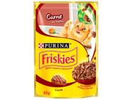 Ração Úmida para Gato Adulto Sachê - Friskies Carne ao Molho 85g