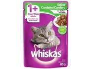 Ração Úmida para Gato Adulto Sachê Whiskas - Cordeiro ao Molho 85g