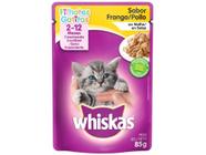 Ração Úmida para Gato Filhotes Sachê Whiskas - Frango ao Molho 85g