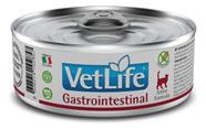 Ração Úmida Para Gatos Gastrointestinal 85g Vet Life