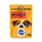 Ração Úmida Pedigree Sachê Carne ao Molho para Cães Adulto Raça Pequena 100g