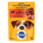 Ração Úmida Pedigree Sachê Carne ao Molho para Cães Adultos de Raças Pequenas 100 g