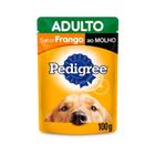 Ração Úmida Pedigree Sachê Frango ao Molho para Cães Adultos 100 g