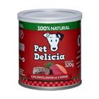 Ração Úmida Pet Delícia Lata para Cães Adultos e Filhotes Sabor Caçarolinha de Carne - 320g