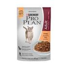 Ração Úmida PRO PLAN Gatos Adultos Frango ao molho 85g com 2 unidades