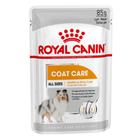 Ração Úmida Royal Canin Sachê Cães Adultos Coat Care 85 G