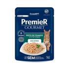 Ração Úmida Sachê Premier Gourmet Gatos Castrados Peito de Frango 70g