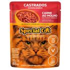 Ração Úmida Special Cat Sachê Carne para Gatos Castrados - 85 g