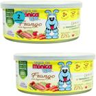 Ração Úmida Turma Da Mônica Pets Frango com Legumes 120g Para Cães Adultos Kit Com 2