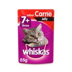 Ração Úmida Whiskas Jelly Para Gatos Adultos Sabor Carne 85g - 1 unidade