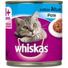 Ração Úmida Whiskas Lata Patê de Atum para Gatos Adultos