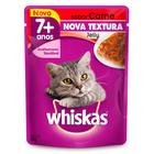 Ração Úmida Whiskas Sachê Jelly Adultos 7+ Carne 85 gr - Whiskas