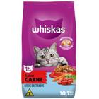 Racao Whiskas Gatos Adultos Castrados Sabor Carne 10,1kg