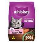 Ração Whiskas Melhor Por Natureza Salmão Gatos Adultos - 900 g