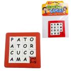 Racha cuca brinquedo jogo quebra cabeça letras infantil - MINI TOYS