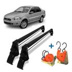 Rack Bagageiro de Teto Fiat Siena 99 até 16 + 2 Cintas Catraca