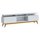 Rack Bancada Classic 2 Gavetas com Nicho 2.2 Branco Acetinado - Imcal