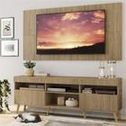 Rack c/ Painel TV 65" Londres Multimóveis Pés Retrô Rustic/Natural