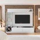 Rack com Painel para TV até 50 Polegadas com Adega e Cristaleira Sorrento