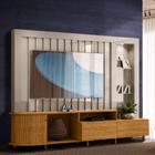 Rack com painel para TV de até 70 polegadas - Marrom Naturale Espen Shop JM
