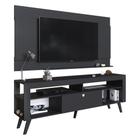 Rack com Painel Retrô TV 70" 1 Gaveta Multimóveis CR45197