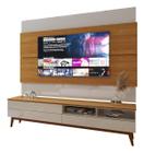 Rack com Painel Wall 1.8 Off White com Nature - MoveisAqui