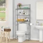 Rack de armazenamento de banheiro MallBoo Above Toilet 3-Tier Grey