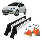 Rack de Teto Bagageiro + 2 Cintas Fiat Punto Ano 07/17 - Vhip