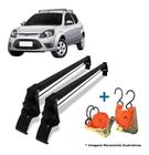 Rack De Teto Bagageiro + 2 Cintas Ford Ka 2008 A 2013 - Vhip