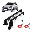 Rack De Teto Bagageiro + 2 Elasticos Ford Ka 2008 A 2013 - Vhip