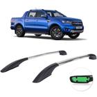 Rack de teto longarina anodizada ford ranger 2012 em diante - VF