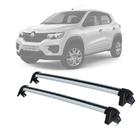 Rack De Teto Renault Kwid 2017 a 2021 Alumínio Preto RN-4020 Prata RM-4021 Projecar