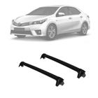 Rack De Teto Toyota Corolla 2015 À 2019 Alumínio Preto TY-624 Prata TY-625 Projecar