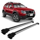 Rack de Teto Travessa Duster 2016 a 2018 Prata Suporta 45KG - Cristal Car