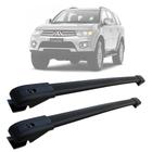 Rack De Teto Travessa Mitsubishi Pajero Dakar Aluminio MN-3017 Preto MN-3018 Prata MN Travessas