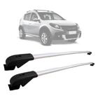 Rack De Teto Travessa Renault Sandero Stepway 2007 a 2022 Alumínio MN-4008 Preto MN-4009 Prata