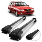 Rack de Teto Travessa Slim Quantum Wagon 1991 A 2022 Preto Prata 45Kg