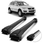 Rack de Teto Travessa Slim Touareg 2002 2003 2004 2005 2006 2007 2008 2009 Preto Prata 45Kg