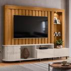 Rack Le Mans com Painel Para TV até 70 Polegadas Naturale Off White Madetec