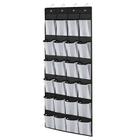 Rack organizador de sapatos (branco/preto) com 24 bolsos na - Wokex