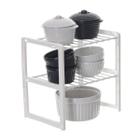 Rack para Objetos 24X25X18cm Prata - Metaltru