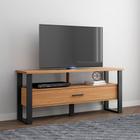 Rack para TV até 55" Estilo Industrial 1,40m com gaveta 100% MDF F41 Pradel Móveis