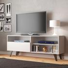 Rack para TV até 55 Polegadas 3 Nichos 1 Porta Detroit J Carvalho