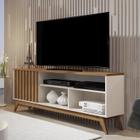 Rack Para TV até 55 Polegadas Retrô Ripado Malbec Wood Giga Móveis